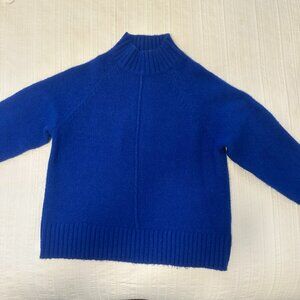 Karen Kane Cobalt Blue Mock Neck Sweate